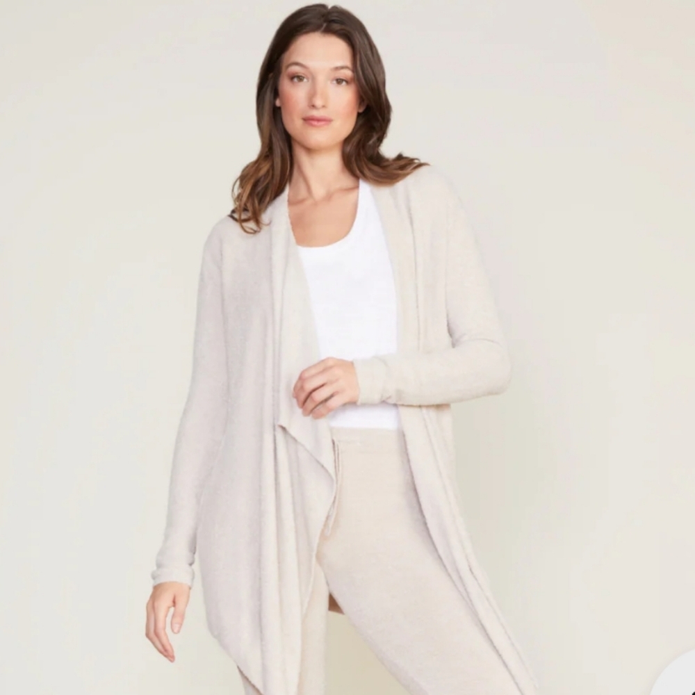 Barefoot Dreams CozyChic Lite Island Wrap in Stone Size S/M